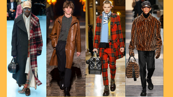 It’s raining men! Autumn/winter 2018 fashion trends and accessories for ...